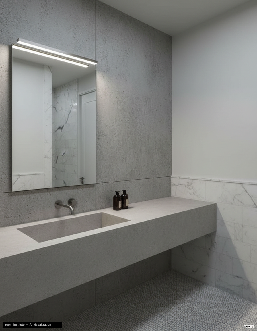 151 E 58th St Unit 38A Bathroom — Quiet Impermanence design direction