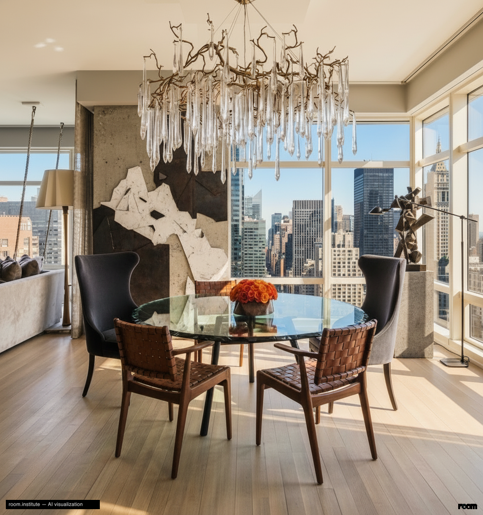 151 E 58th St Unit 38A Dining Room — Unsettled Discourse design direction