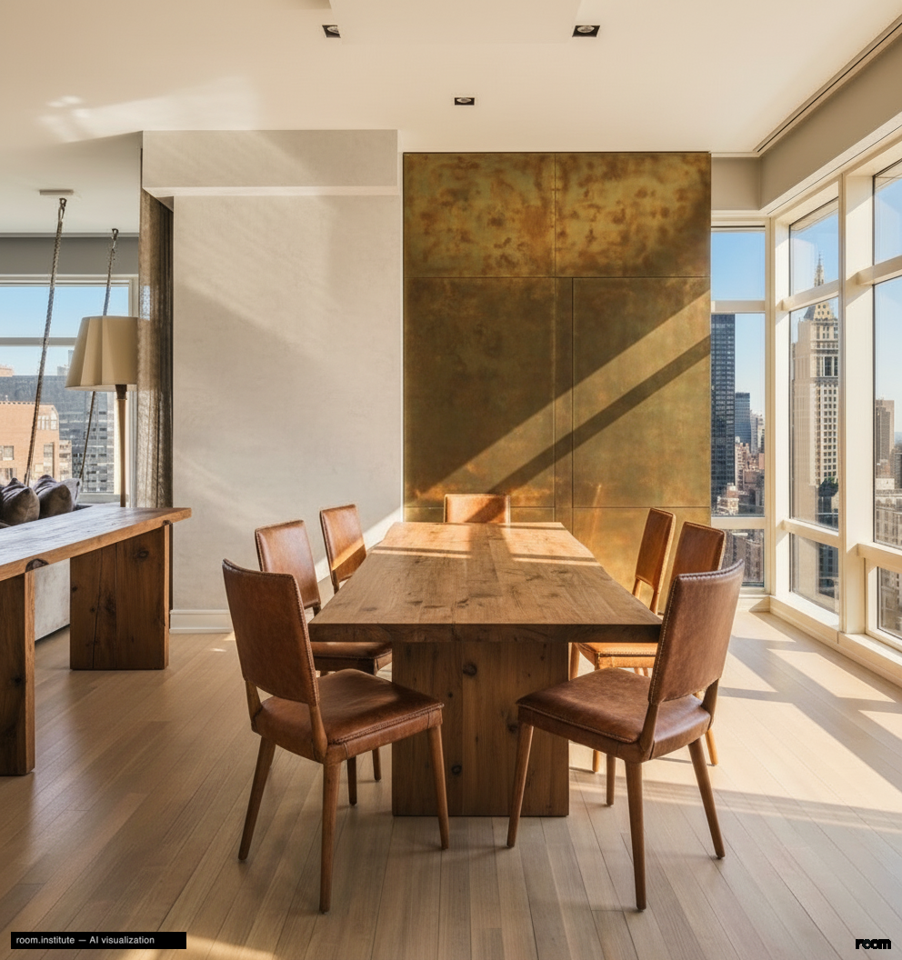 151 E 58th St Unit 38A Dining Room — Material Reproach design direction