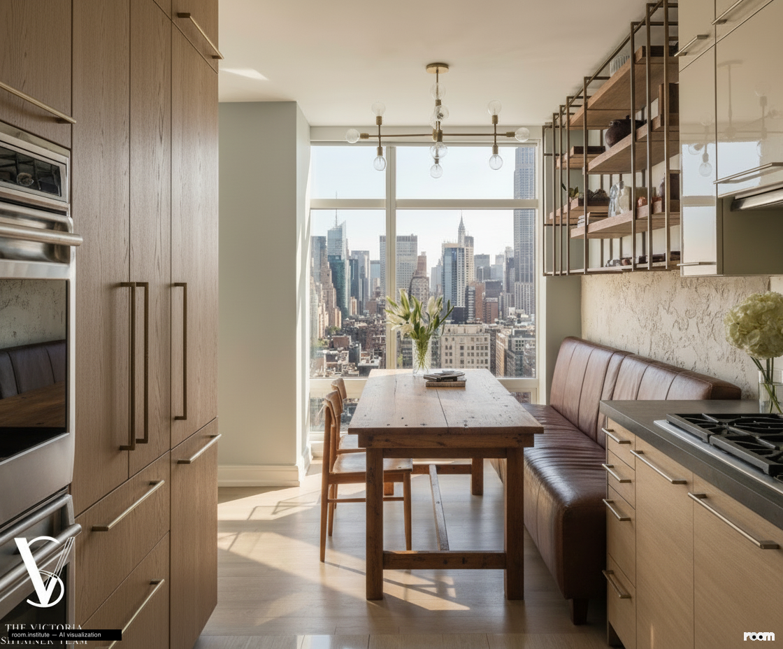 151 E 58th St Unit 38A Kitchen — Ochre & Rust design direction