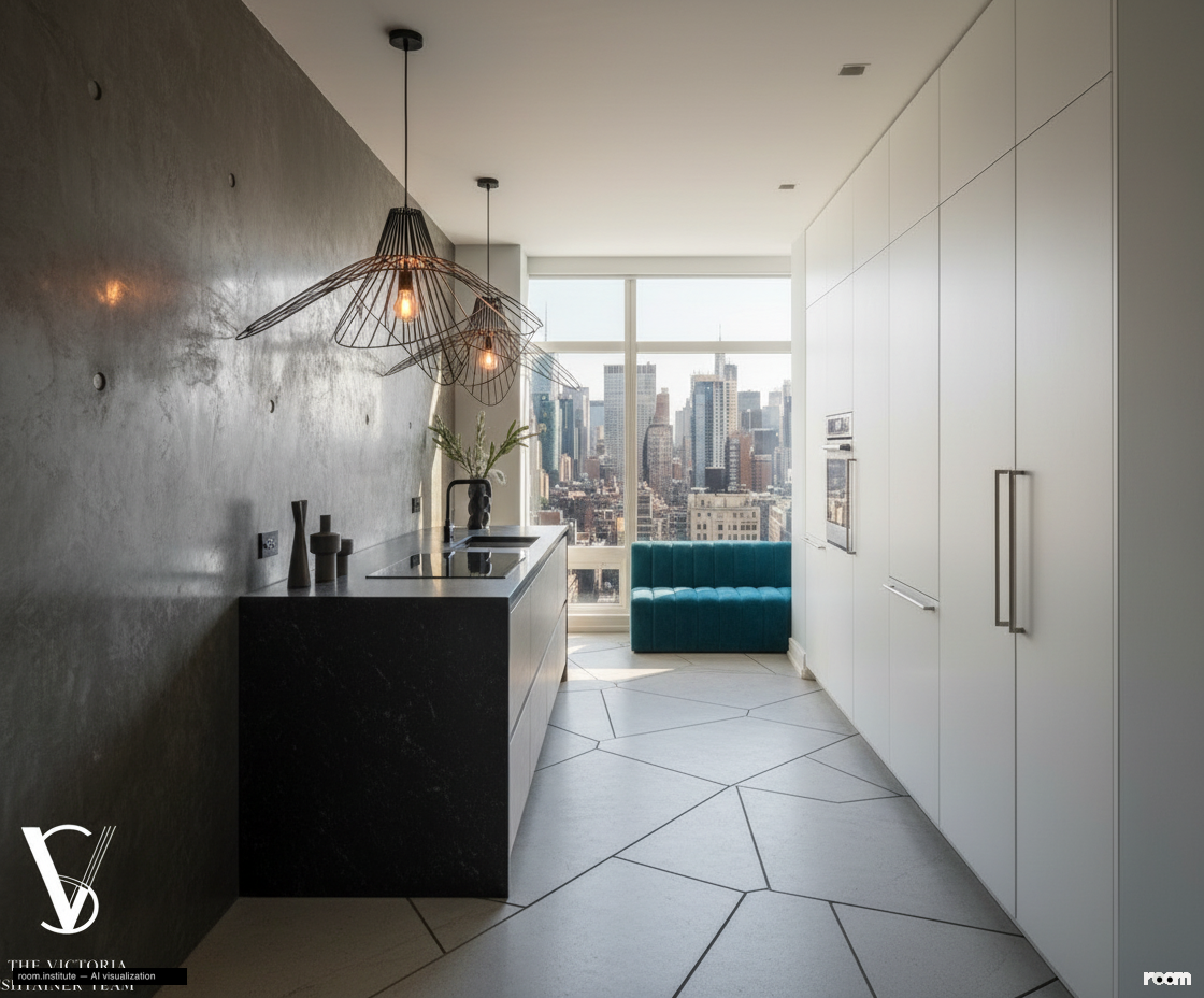 151 E 58th St Unit 38A Kitchen — Stark & Imbalance design direction