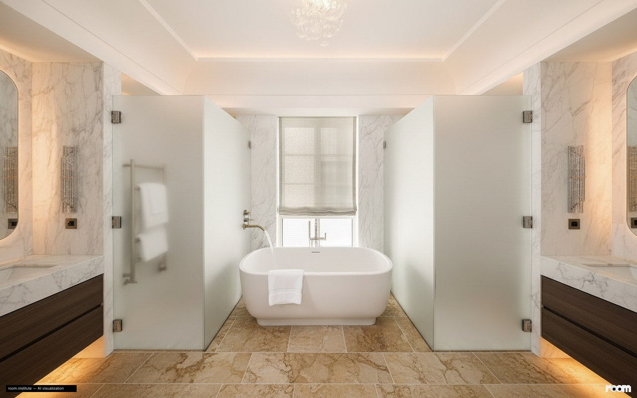 16 5th Ave #7 Bathroom — Sensory Echoes design direction
