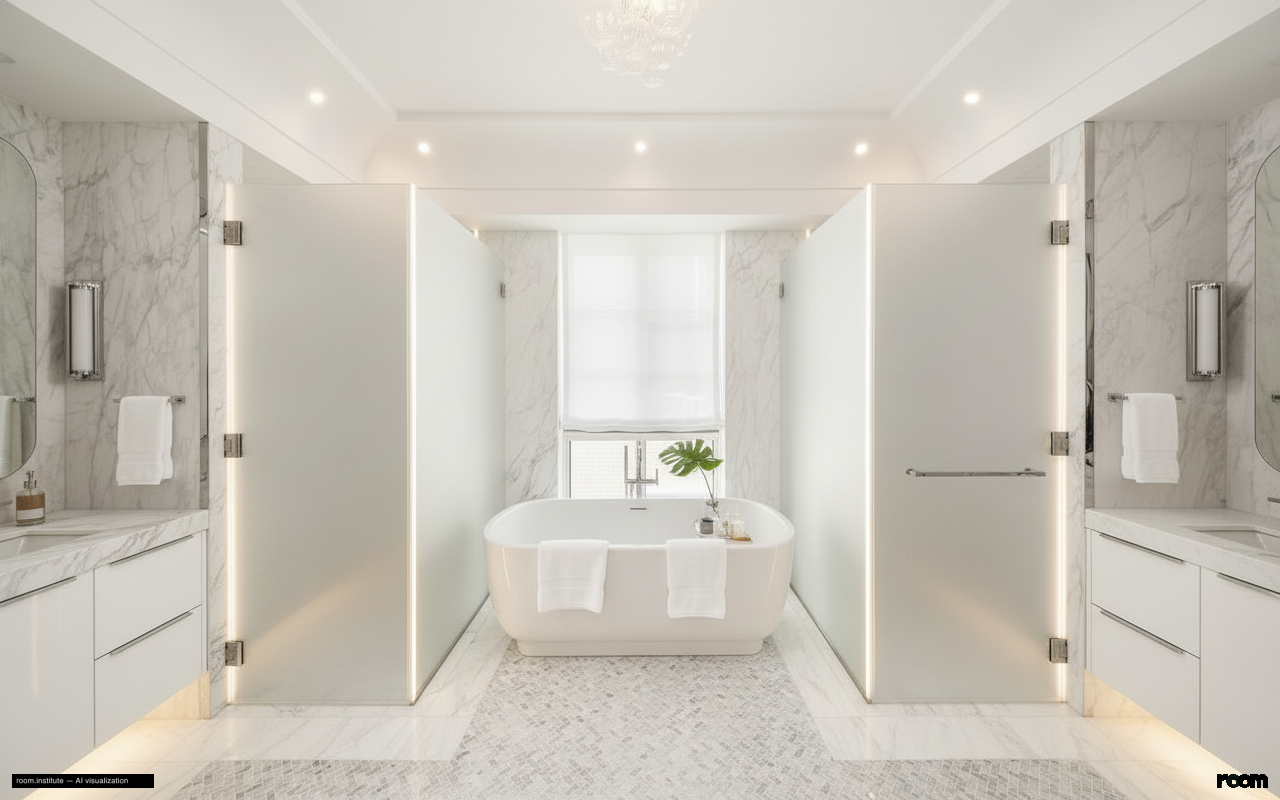 16 5th Ave #7 Bathroom — Echo Brightness design direction