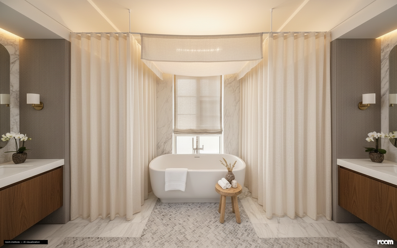 16 5th Ave #7 Bathroom — Woven Chamber design direction
