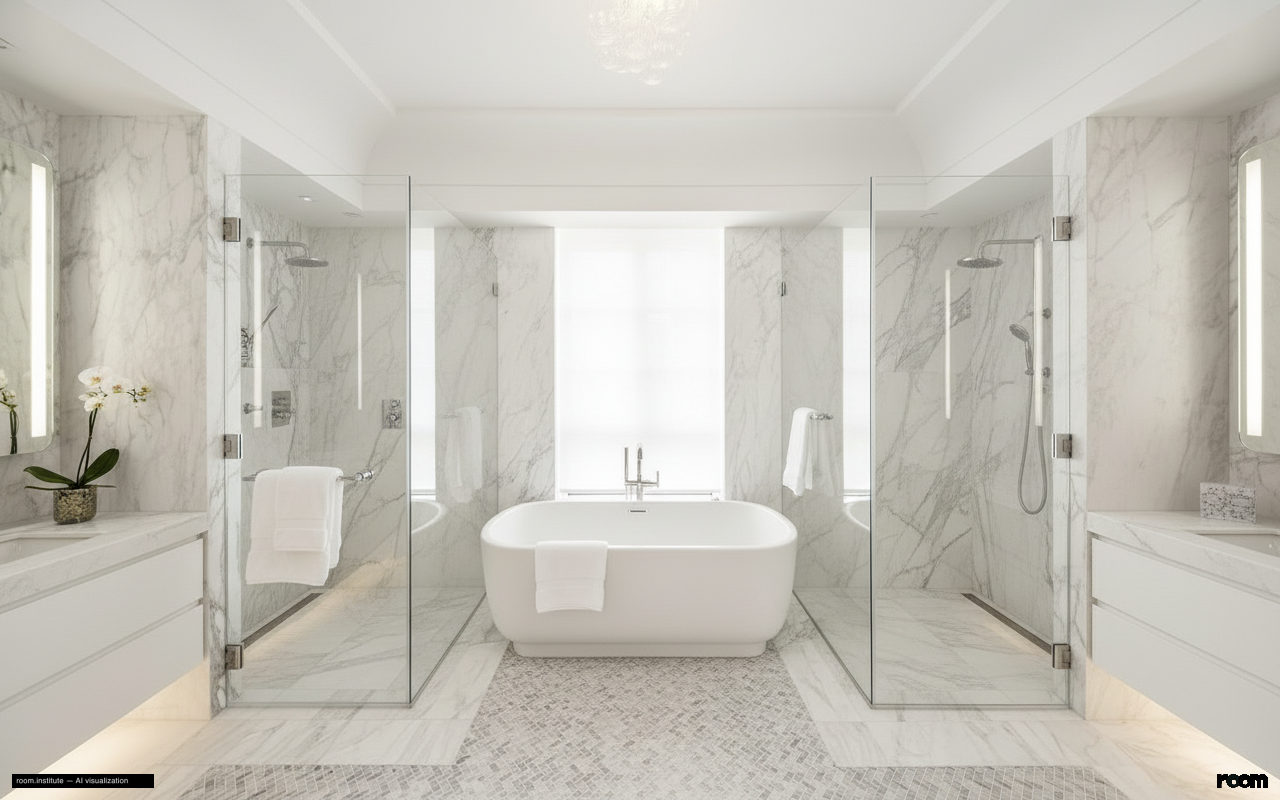 16 5th Ave #7 Bathroom — Chambered Expanse design direction