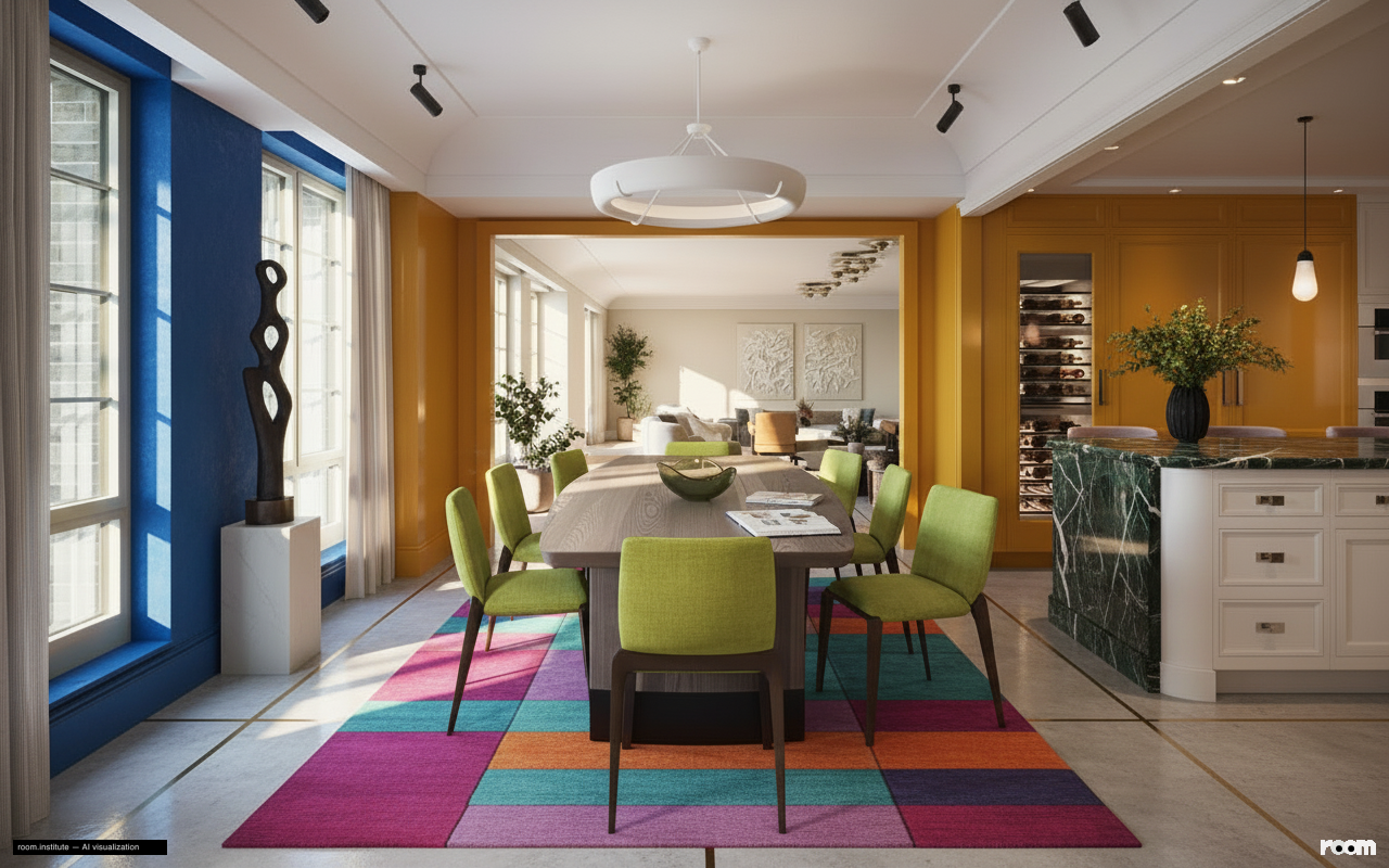 16 5th Ave #7 Dining Room — Vibrant Discourse design direction