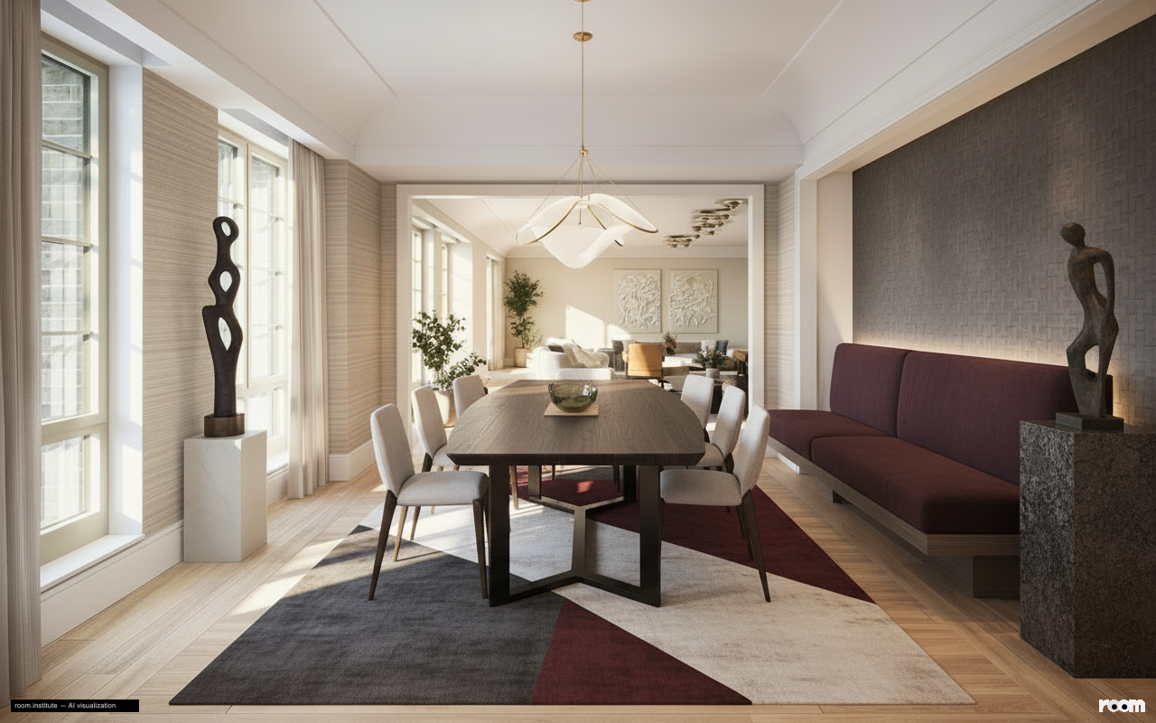 16 5th Ave #7 Dining Room — Persuasive Shift design direction