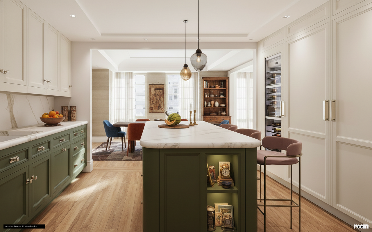 16 5th Ave #7 Kitchen — Collected Chronology design direction
