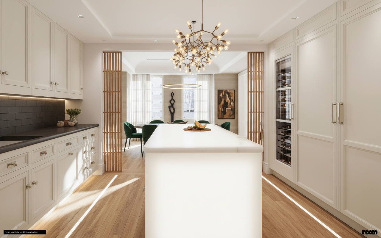 16 5th Ave #7 Kitchen — Glow & Shadow design direction