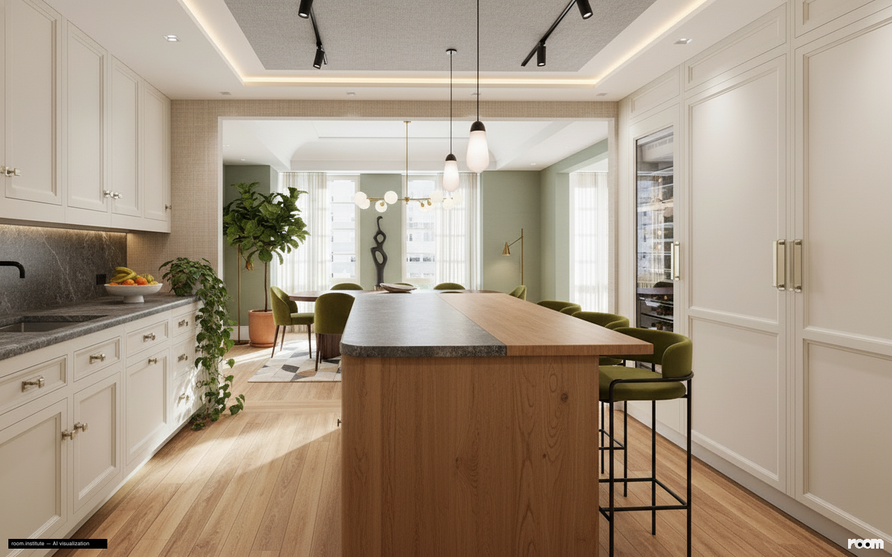 16 5th Ave #7 Kitchen — Sensory Script design direction