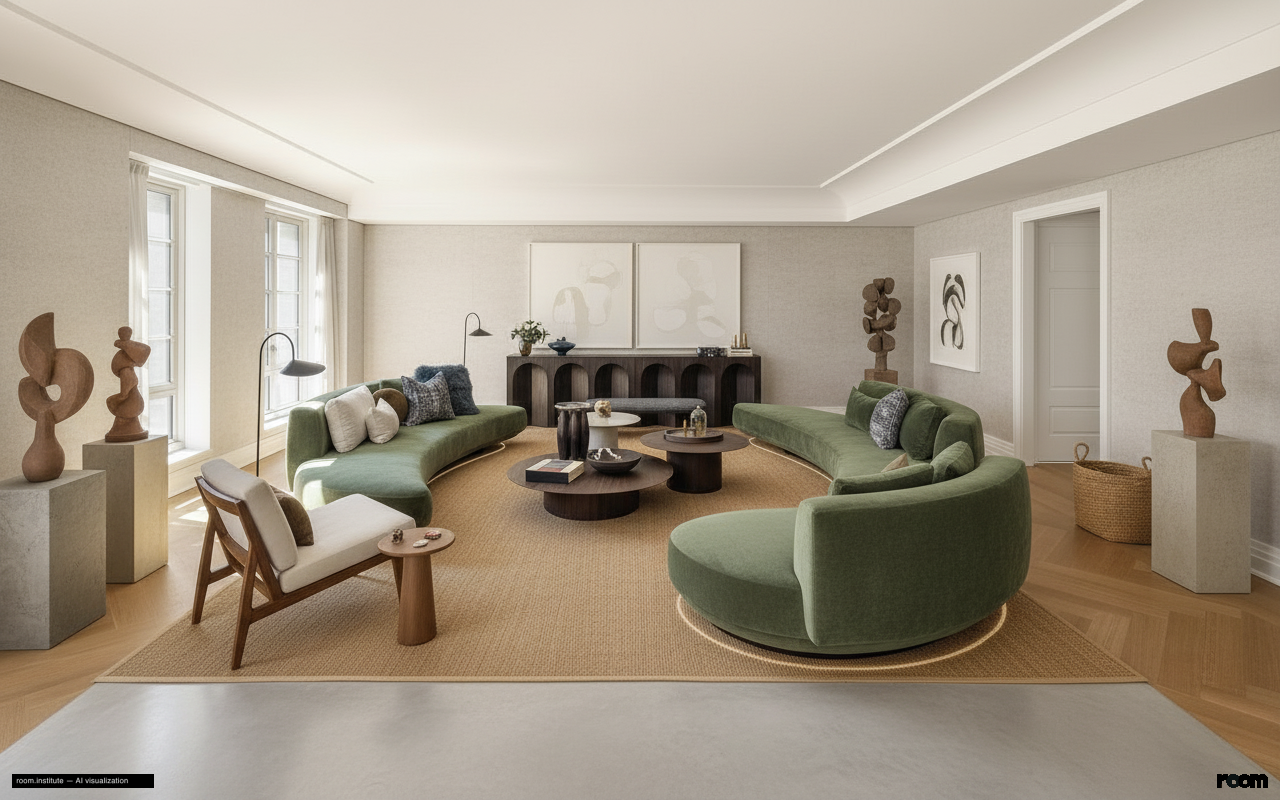 16 5th Ave #7 Living Room — Sensory Shifts design direction