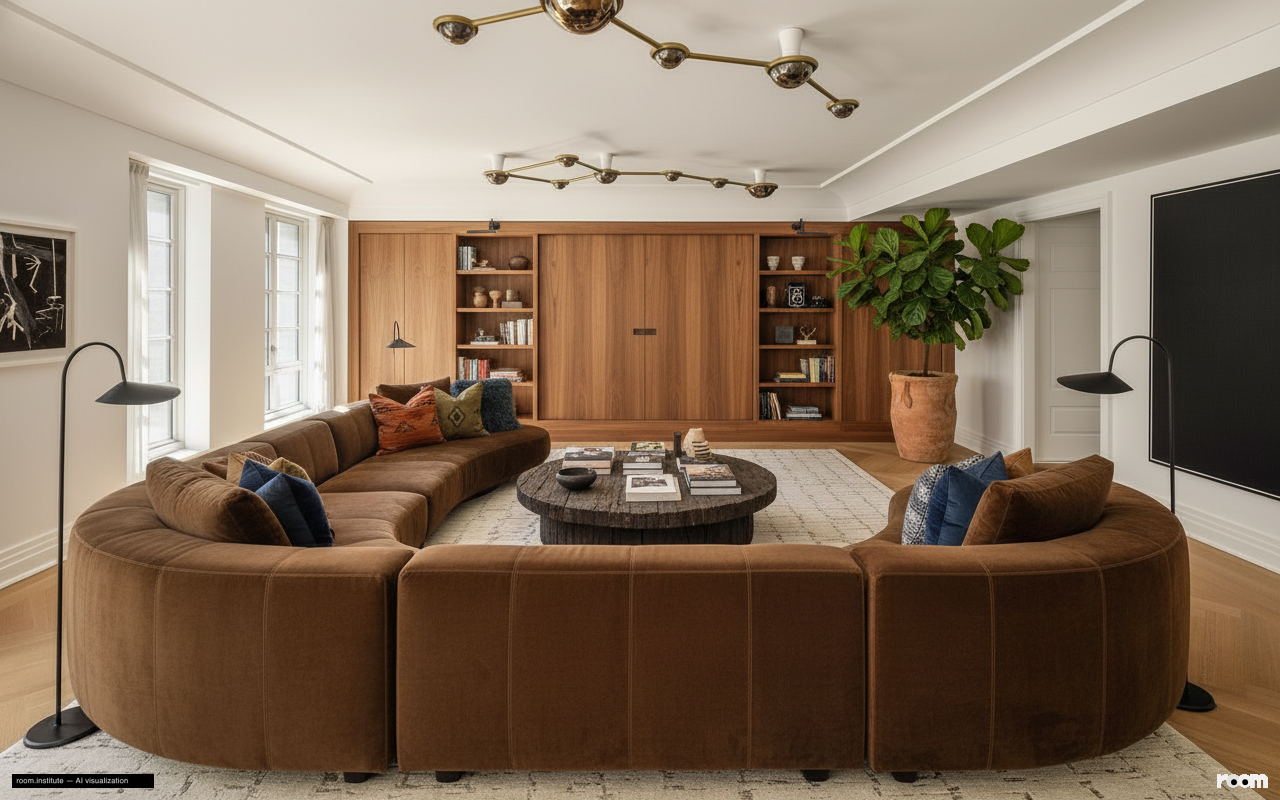 16 5th Ave #7 Living Room — Collected Contradictions design direction