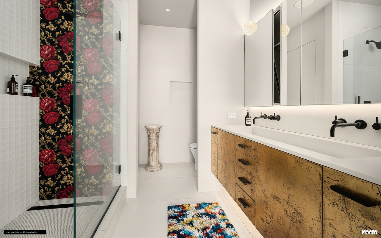 252 7th Ave Unit 10P Bathroom — Deceptive Echoes design direction