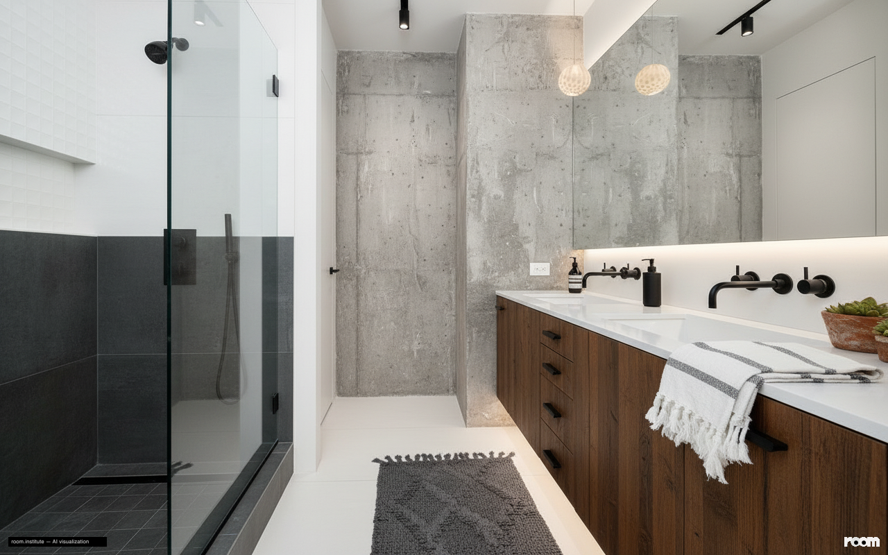 252 7th Ave Unit 10P Bathroom — Earth & Mirror design direction