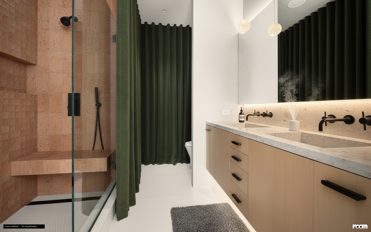 252 7th Ave Unit 10P Bathroom — Sensory Interruption design direction