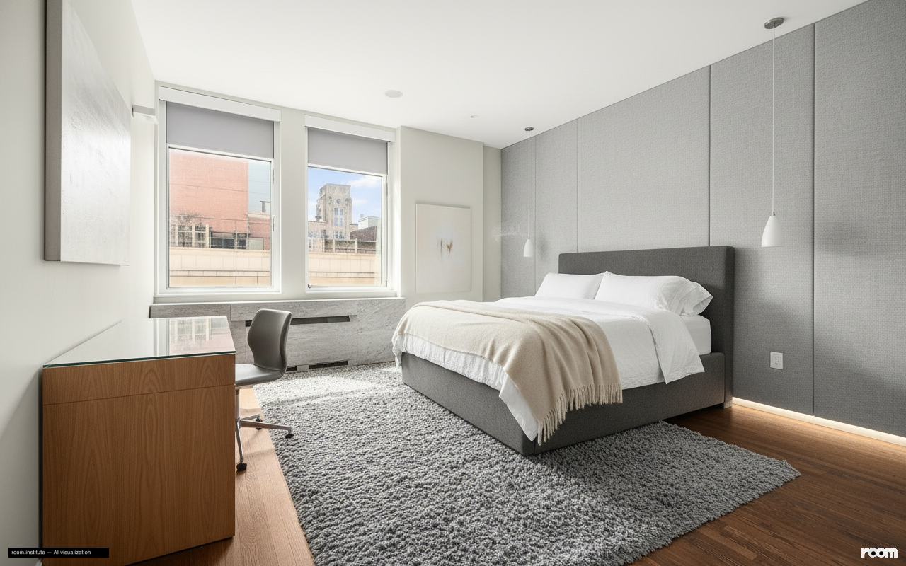 252 7th Ave Unit 10P Bedroom — Perceptual Drift design direction