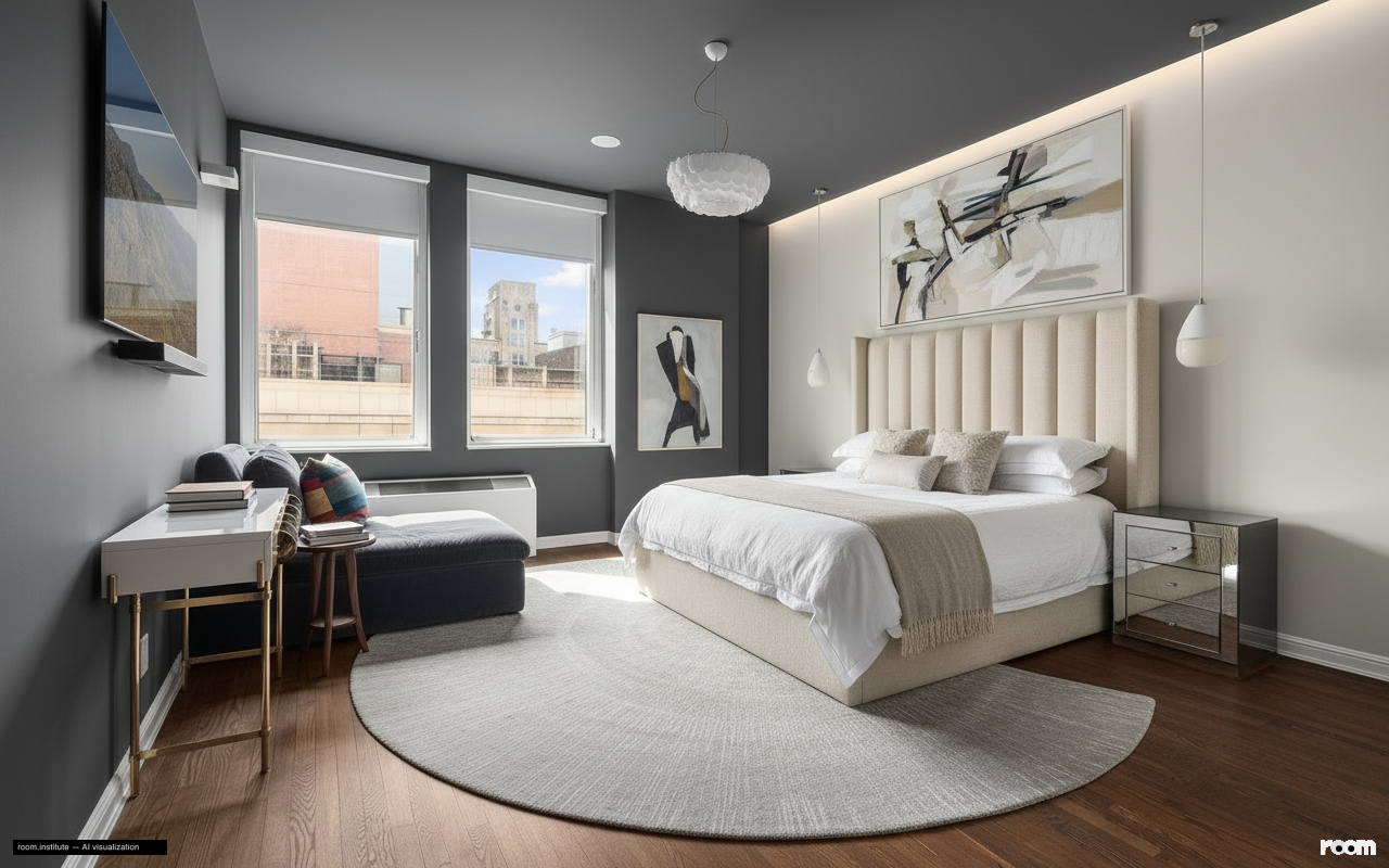 252 7th Ave Unit 10P Bedroom — Soft Echos design direction