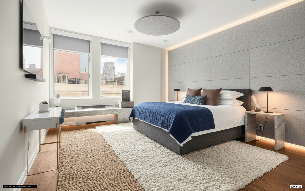 252 7th Ave Unit 10P Bedroom — Sensory Structures design direction