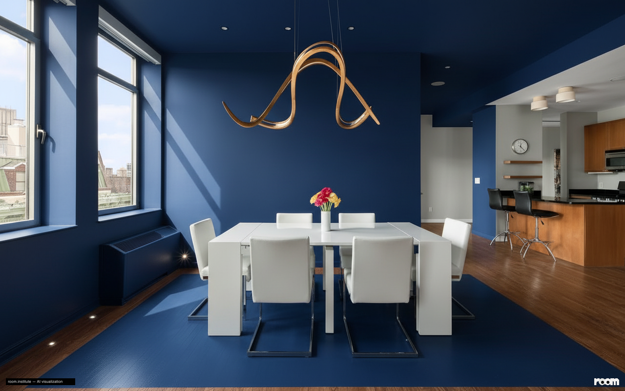 252 7th Ave Unit 10P Dining Room — Cobalt Immersion design direction