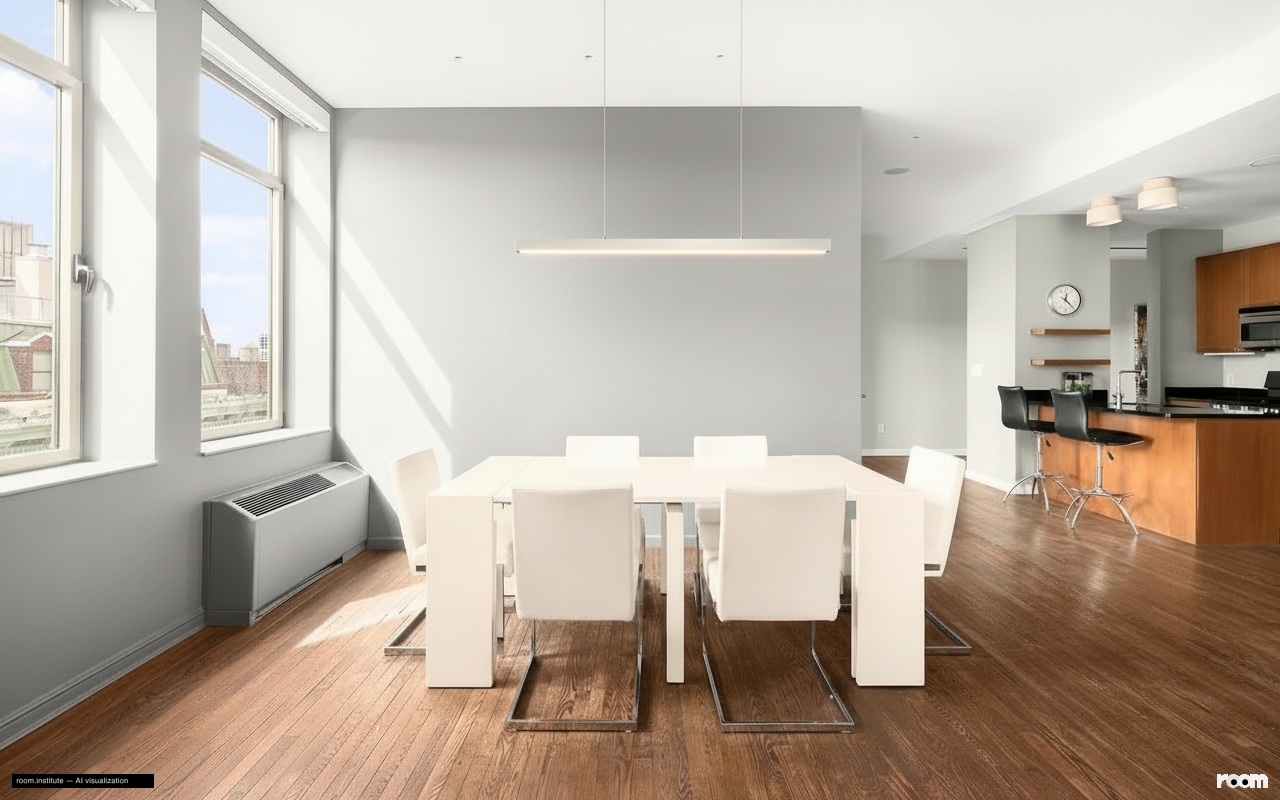 252 7th Ave Unit 10P Dining Room — Stripped Lines design direction