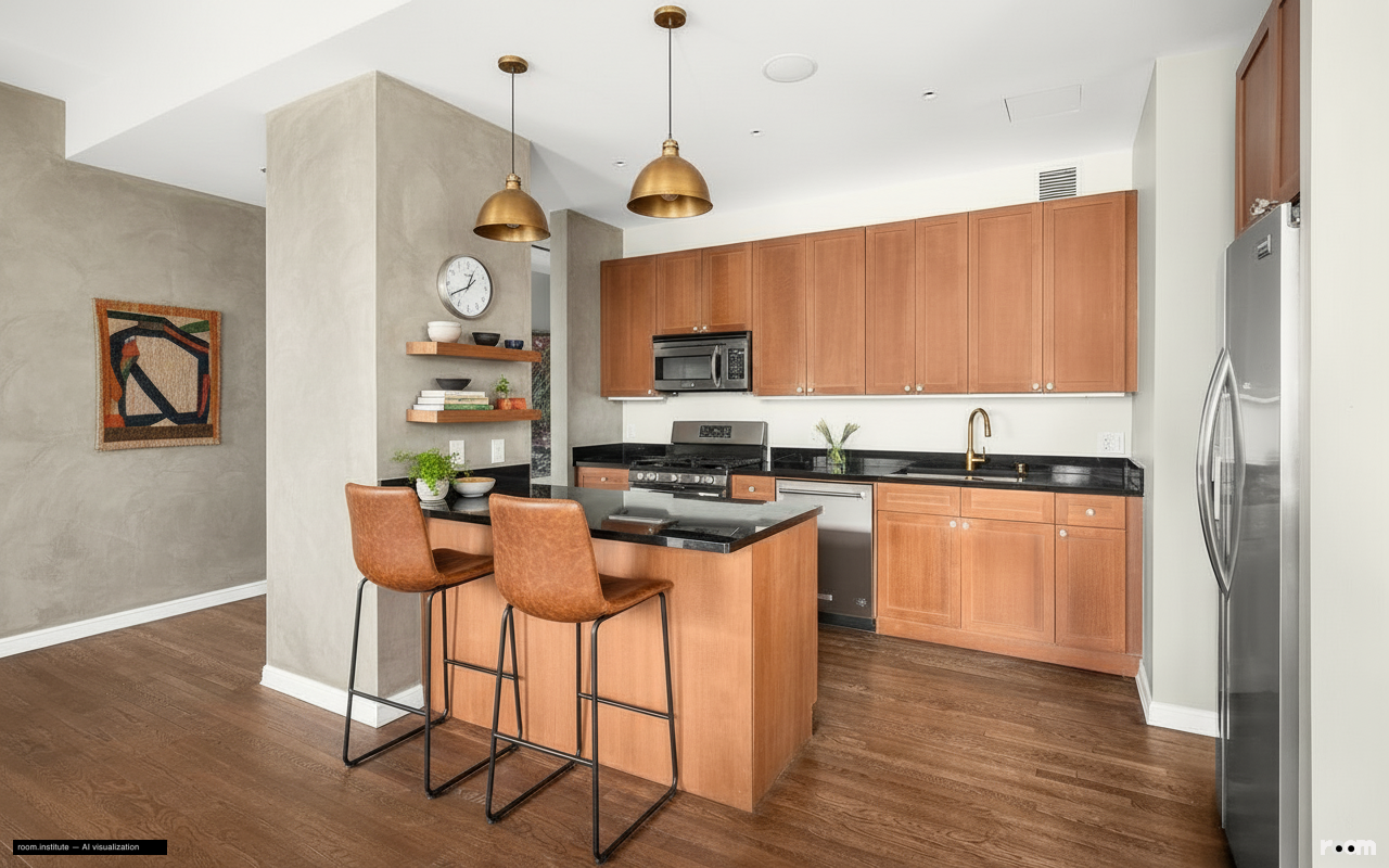 252 7th Ave Unit 10P Kitchen — Aged Grain design direction