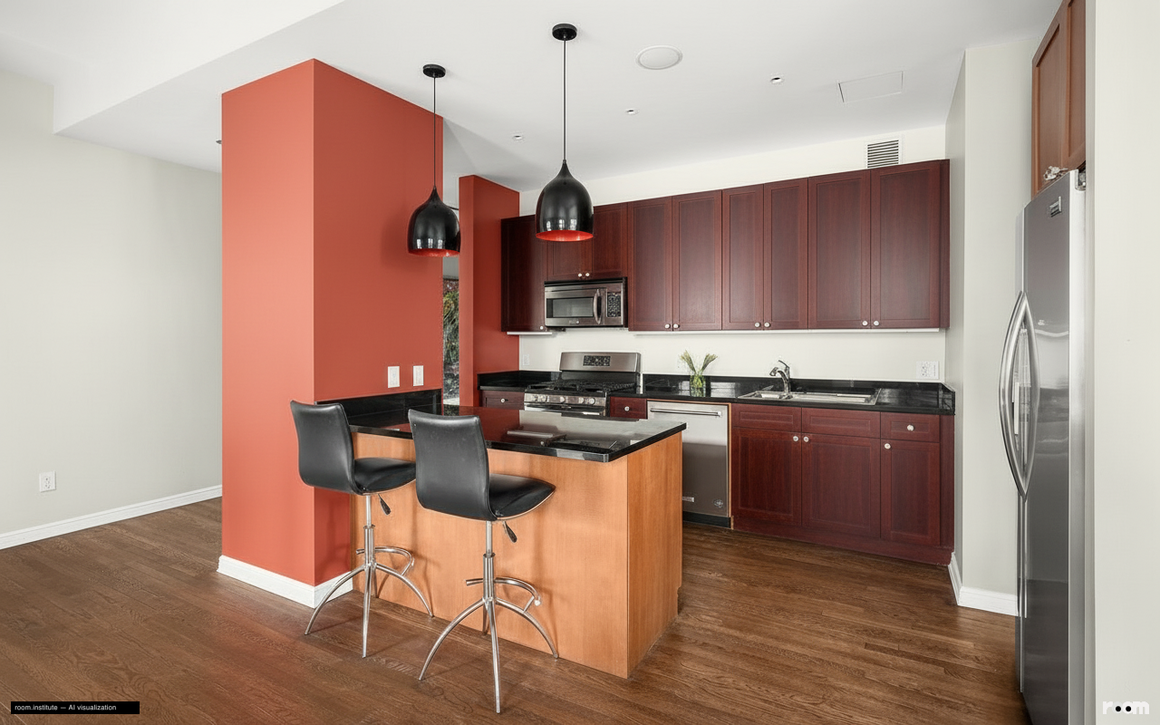 252 7th Ave Unit 10P Kitchen — Vermilion Echo design direction