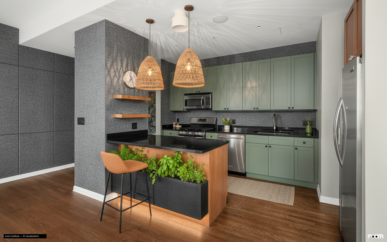 252 7th Ave Unit 10P Kitchen — Sensory Echoes design direction