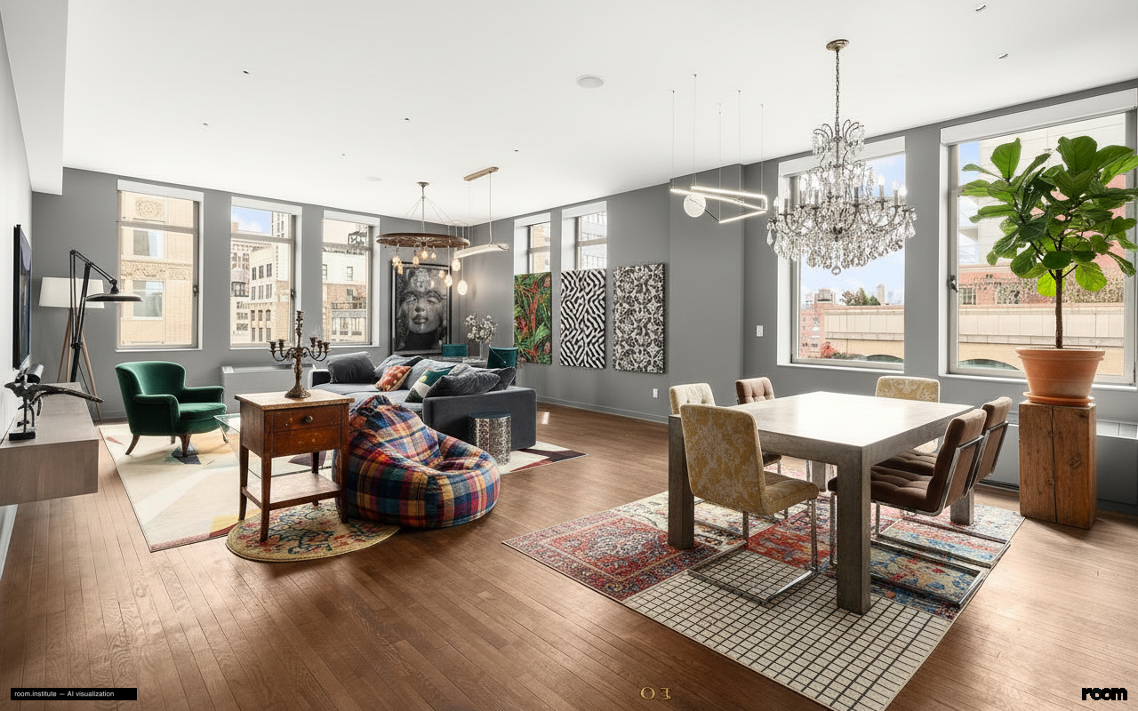 252 7th Ave Unit 10P Living Room — Ordinal Disruptions design direction