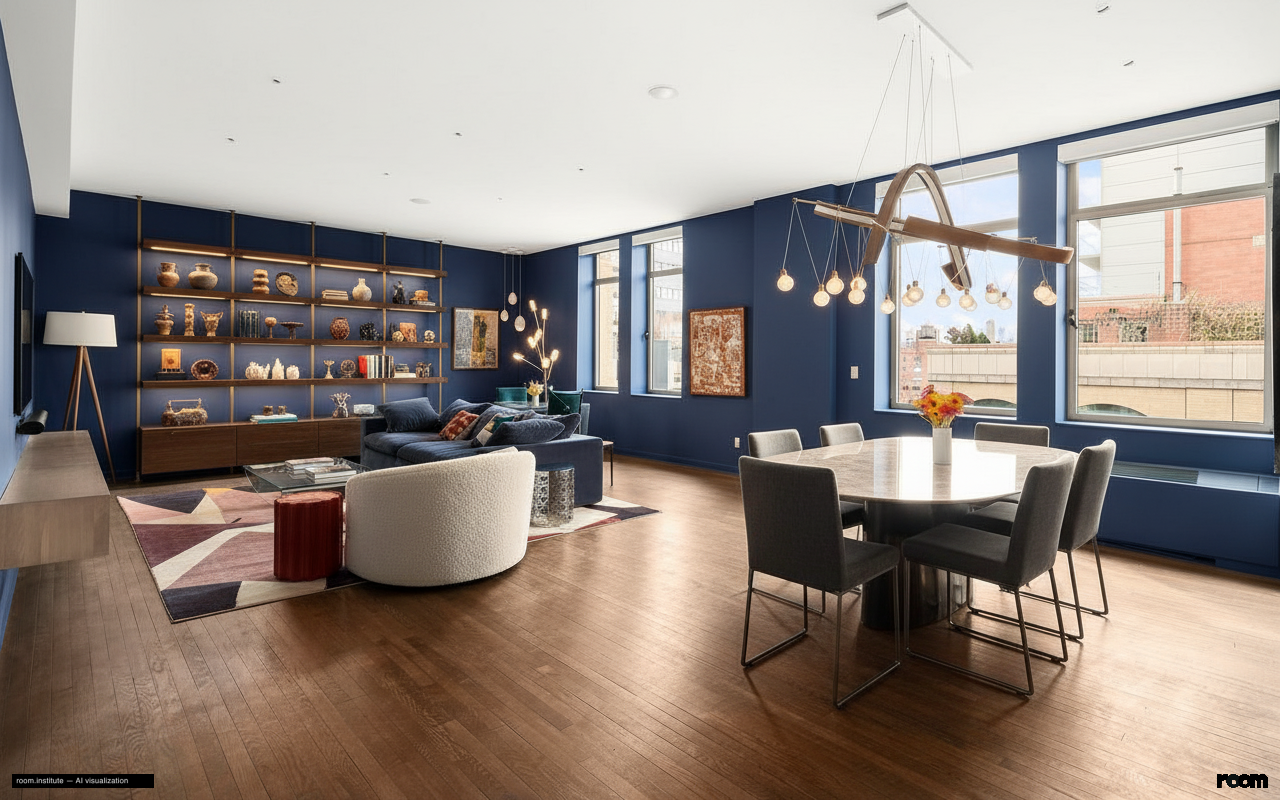 252 7th Ave Unit 10P Living Room — Object Chronicler design direction