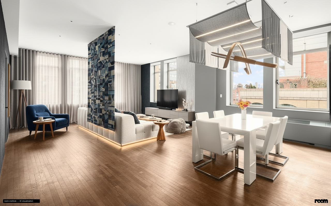 252 7th Ave Unit 10P Living Room — Woven Enclosures design direction