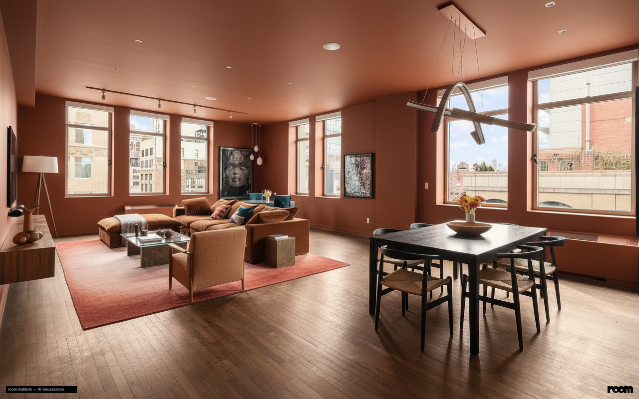 252 7th Ave Unit 10P Living Room — Enduring Hue design direction