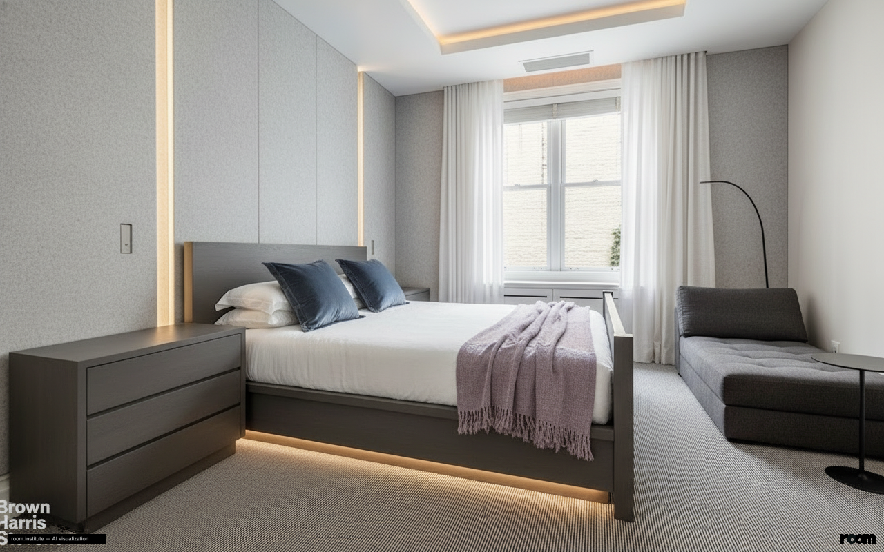 38 E 63rd St Bedroom — Sensory Matrix design direction