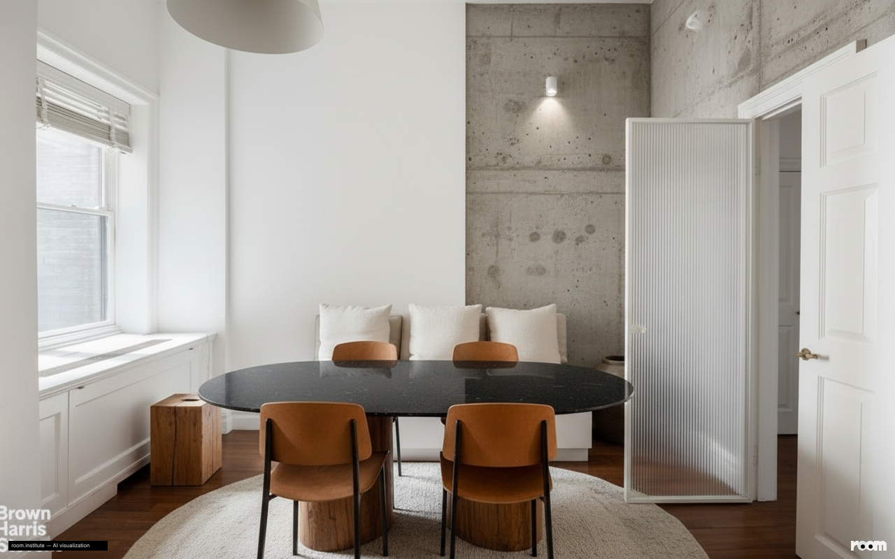 38 E 63rd St Dining Room — Layered Truth design direction