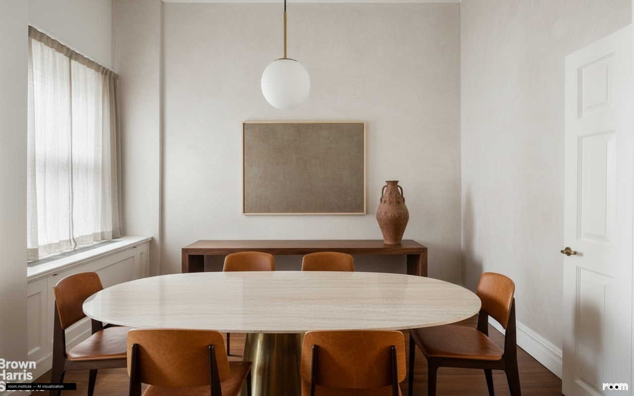 38 E 63rd St Dining Room — Aged Layers design direction