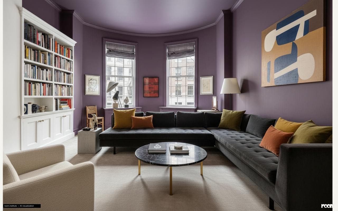 38 E 63rd St Living Room — Vivid Core design direction
