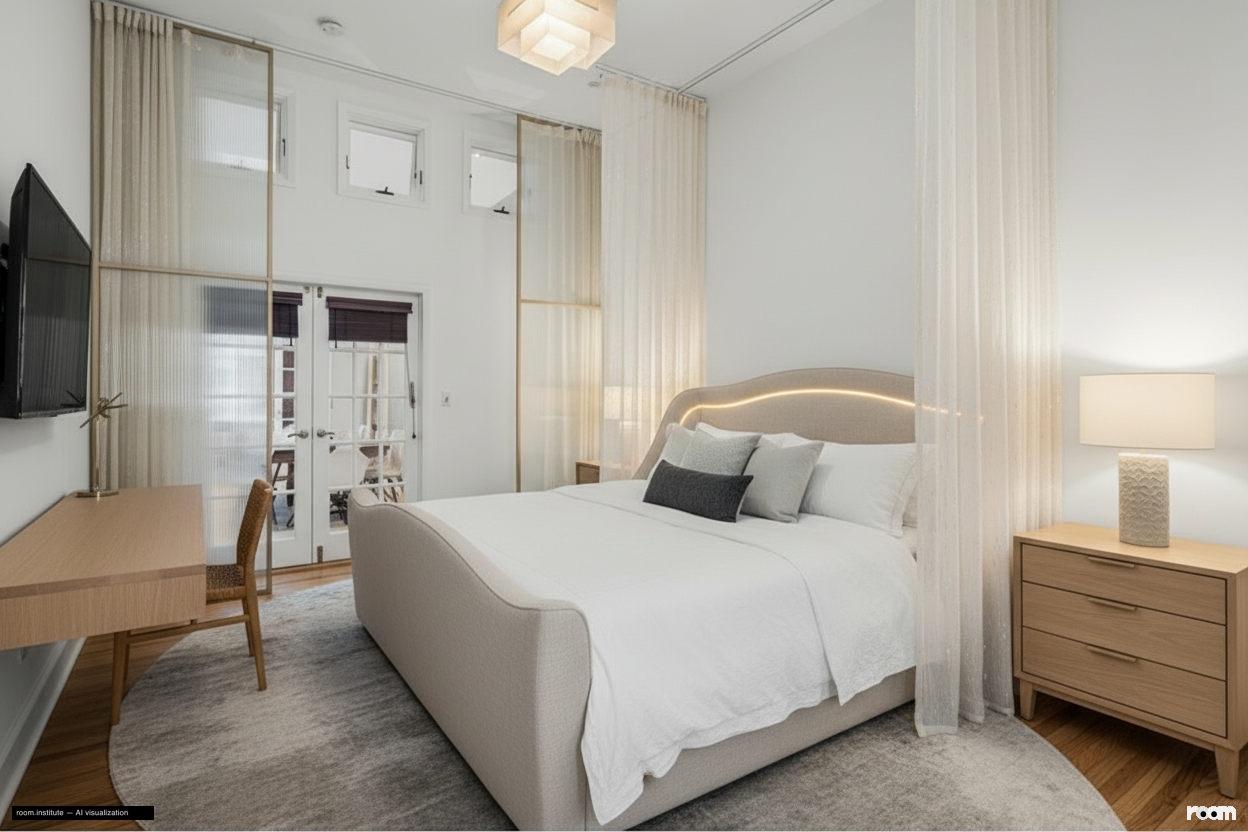 508 Broadway Bedroom — Nested Edges design direction