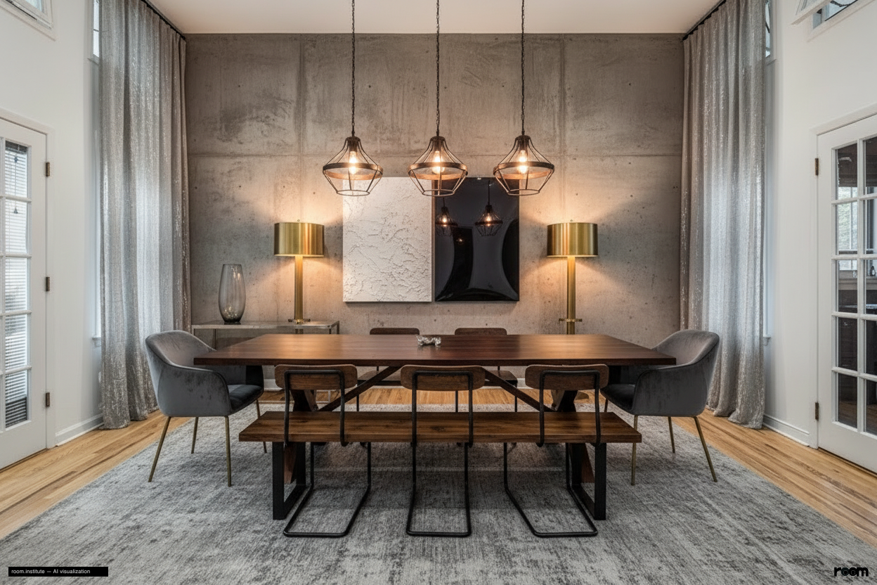 508 Broadway Dining Room — Elemental Pairs design direction