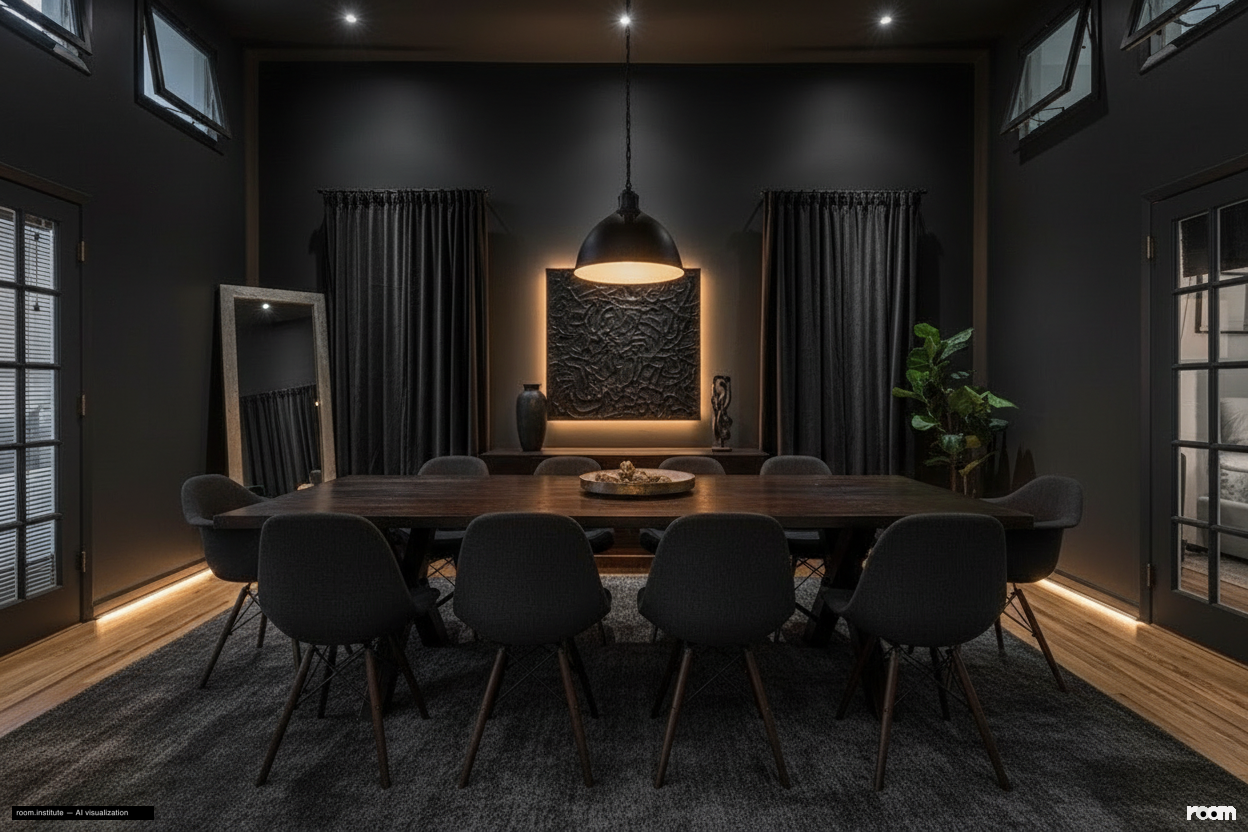 508 Broadway Dining Room — Obscured Radiance design direction