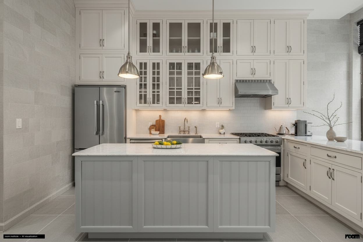 508 Broadway Kitchen — Whispering Greys design direction