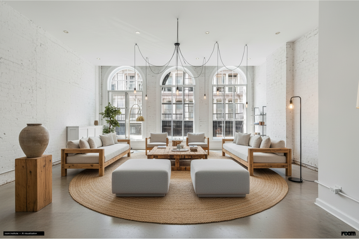 508 Broadway Living Room — Revealed Layers design direction