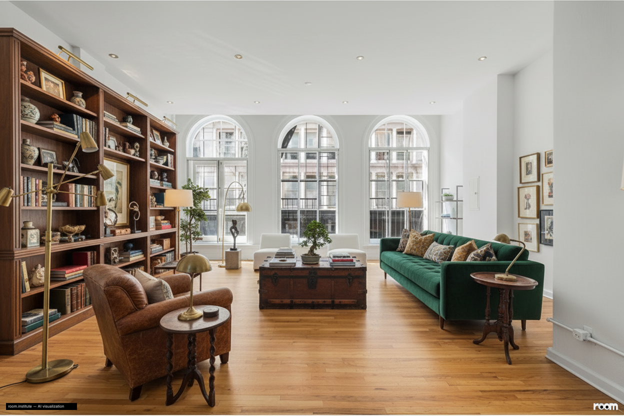 508 Broadway Living Room — Collected Eloquence design direction
