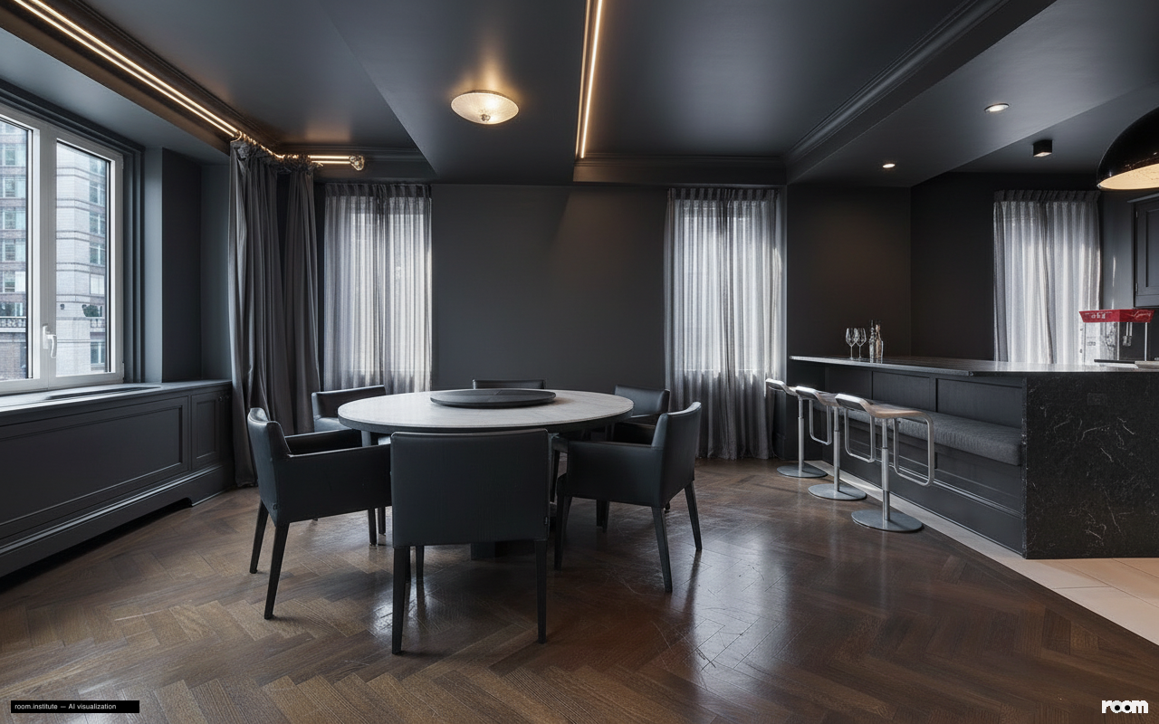 530 Park Ave Unit 17A Dining Room — Obsidian Plane design direction
