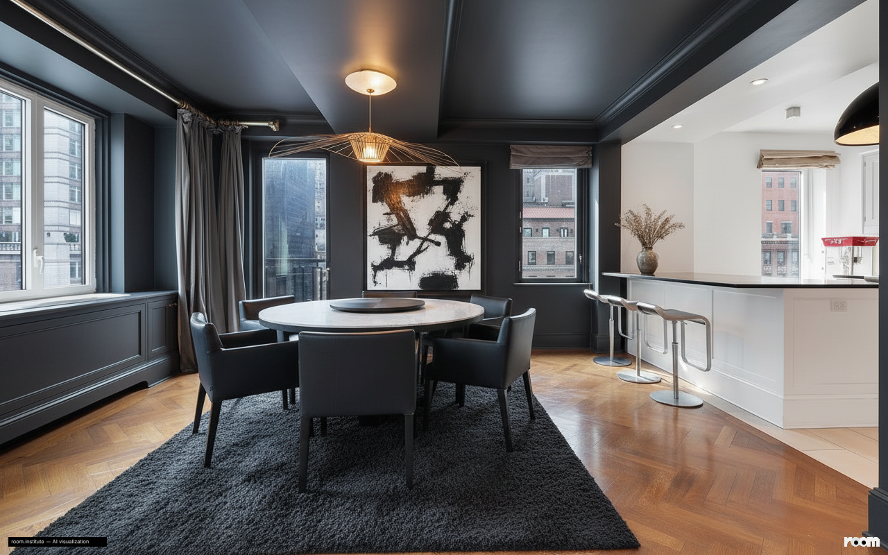 530 Park Ave Unit 17A Dining Room — Deep Fold & Unfold design direction