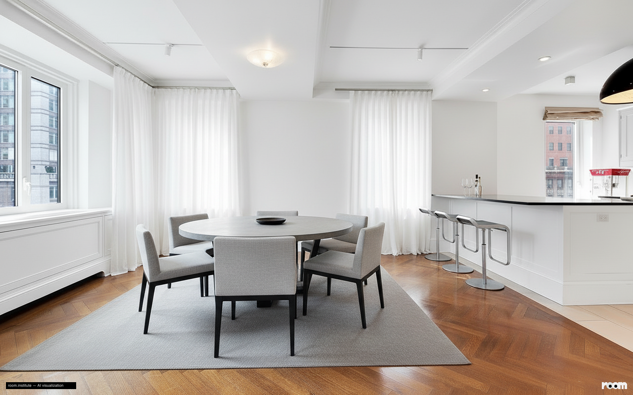 530 Park Ave Unit 17A Dining Room — Sheer Planar design direction