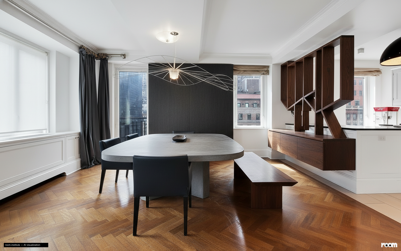 530 Park Ave Unit 17A Dining Room — Unconventional Rhythm design direction