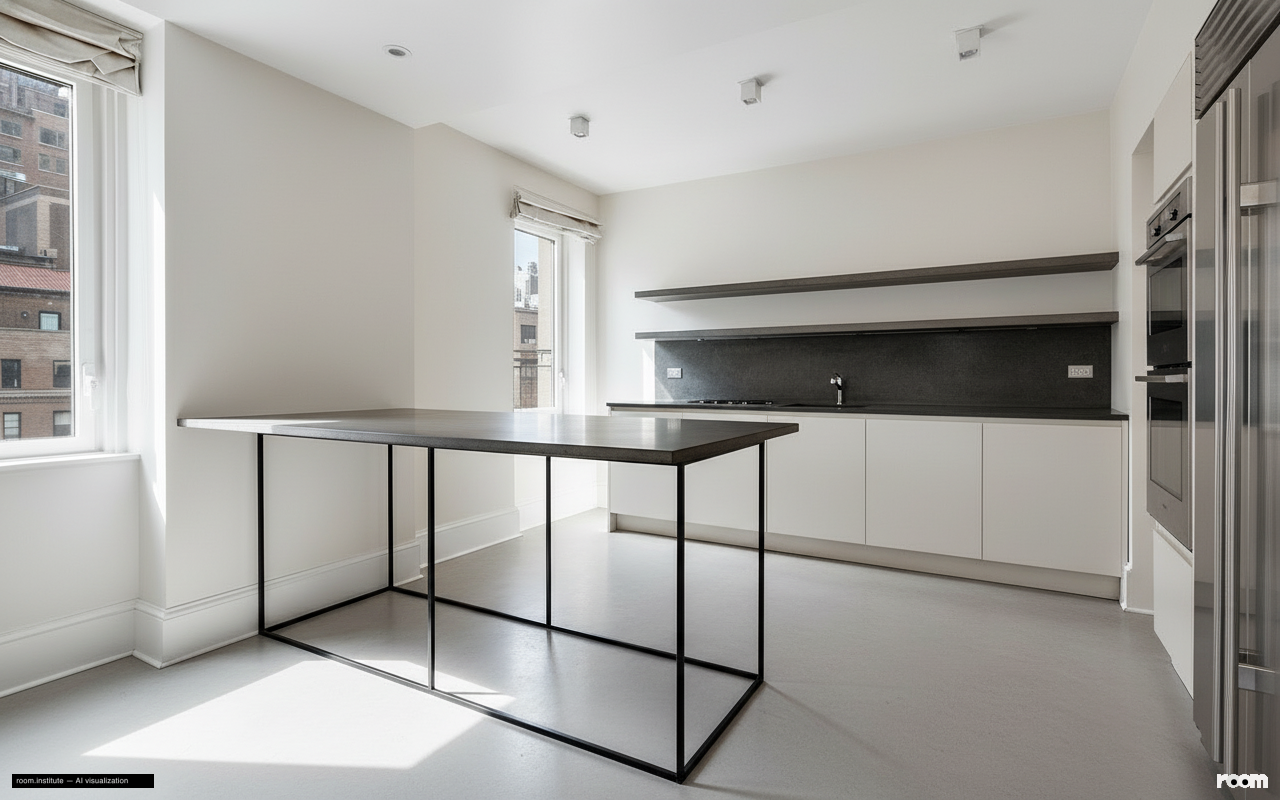 530 Park Ave Unit 17A Kitchen — Stripped Essence design direction