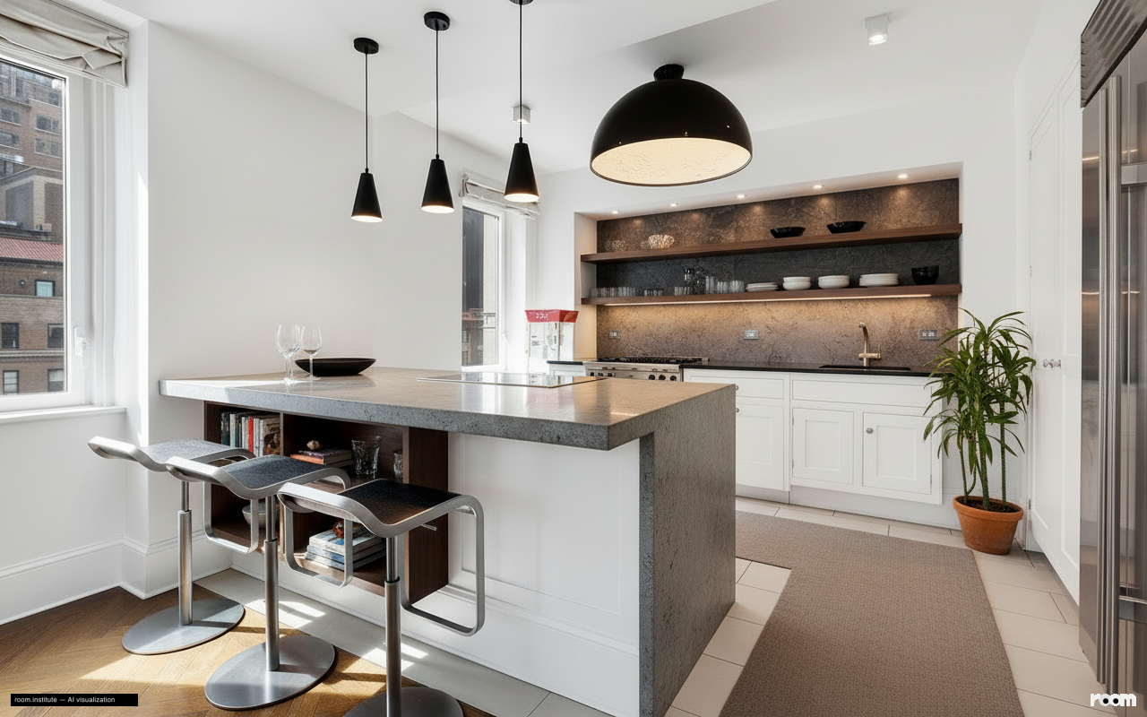 530 Park Ave Unit 17A Kitchen — Bound & Free design direction