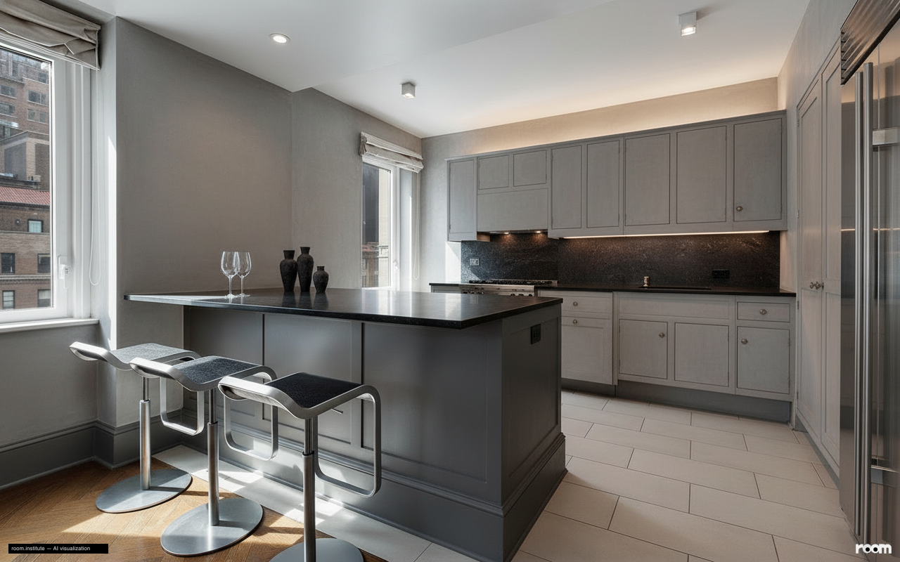 530 Park Ave Unit 17A Kitchen — Elemental Unveiling design direction