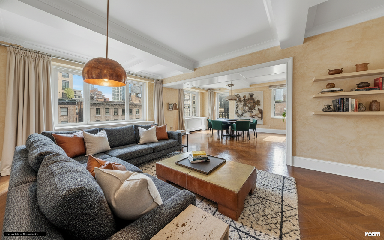 530 Park Ave Unit 17A Living Room — Living Layers design direction