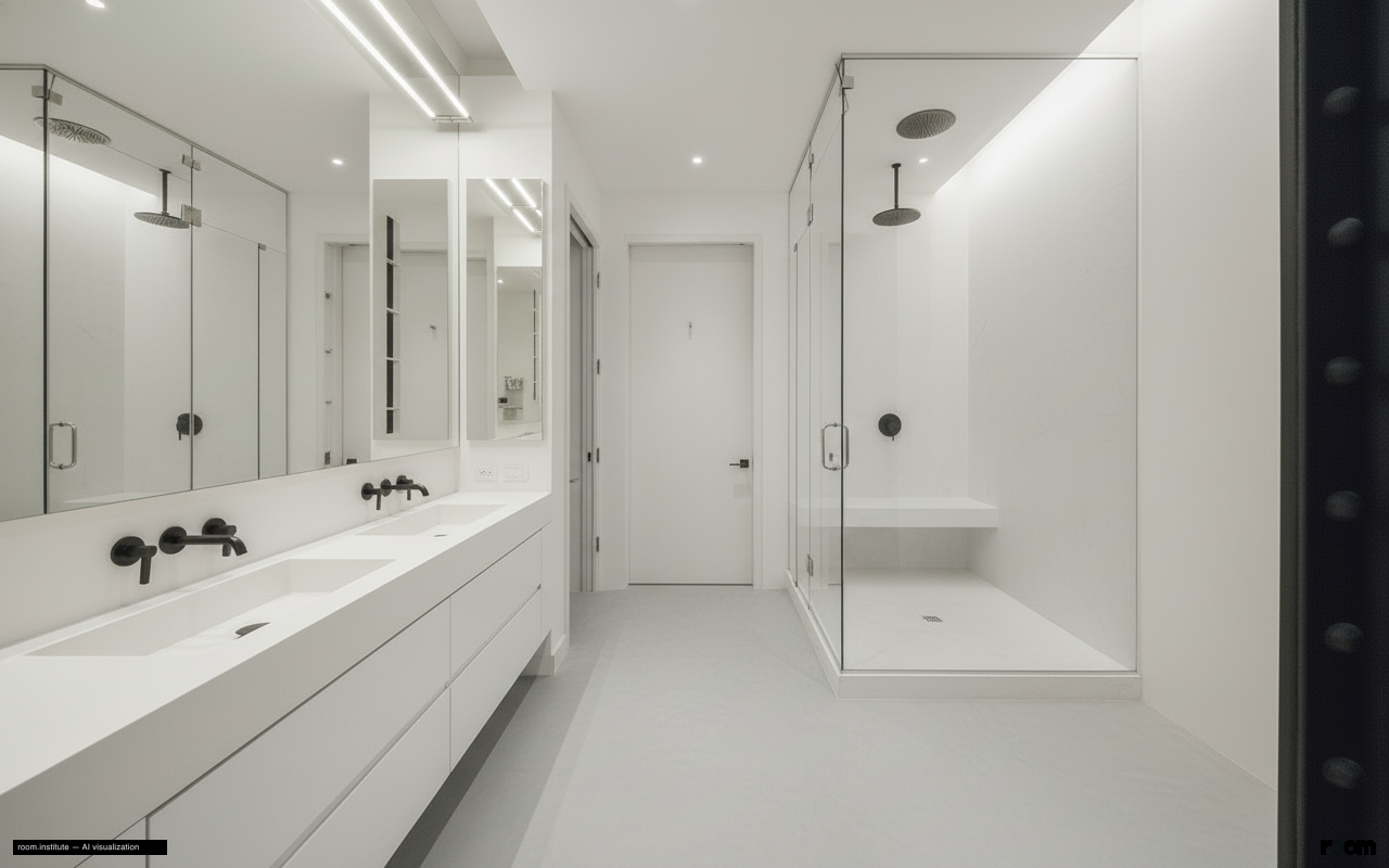 6 W 20th St #5 Bathroom — Ordered Stripping design direction